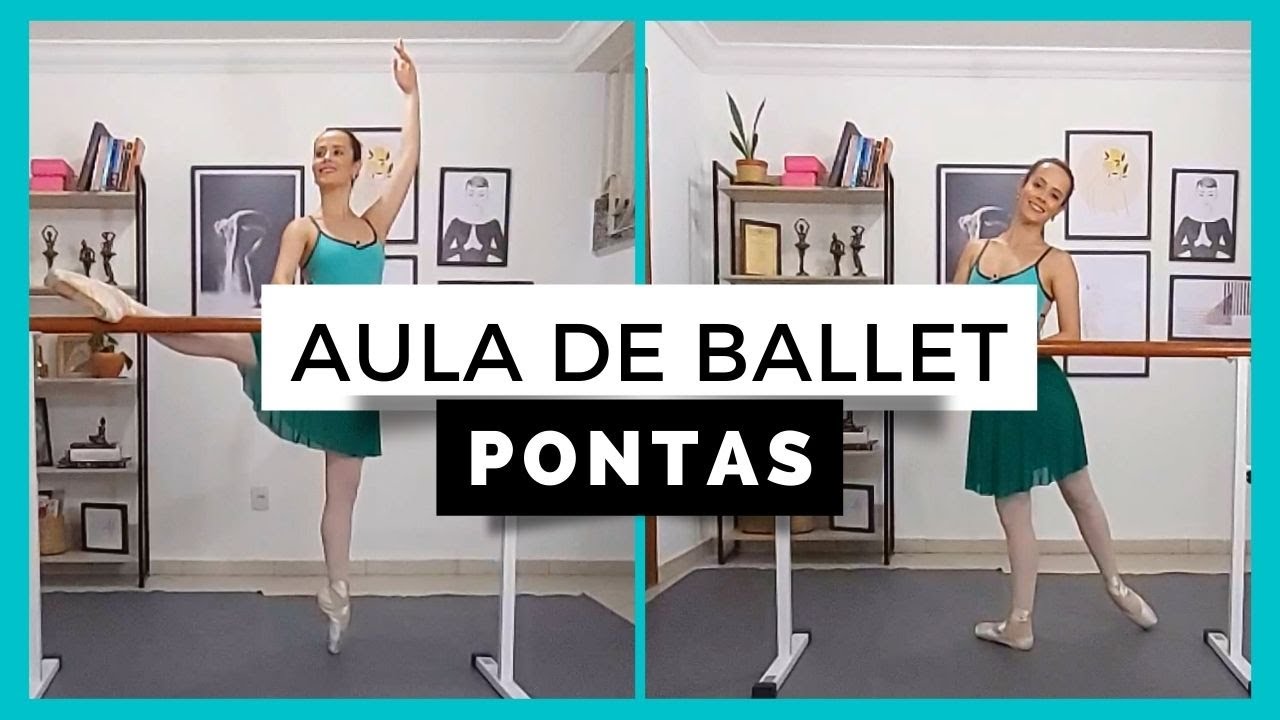 AULA DE BALLET NA PONTA - INICIANTE / BÁSICO | BEGINNER POINTE BALLET CLASS
