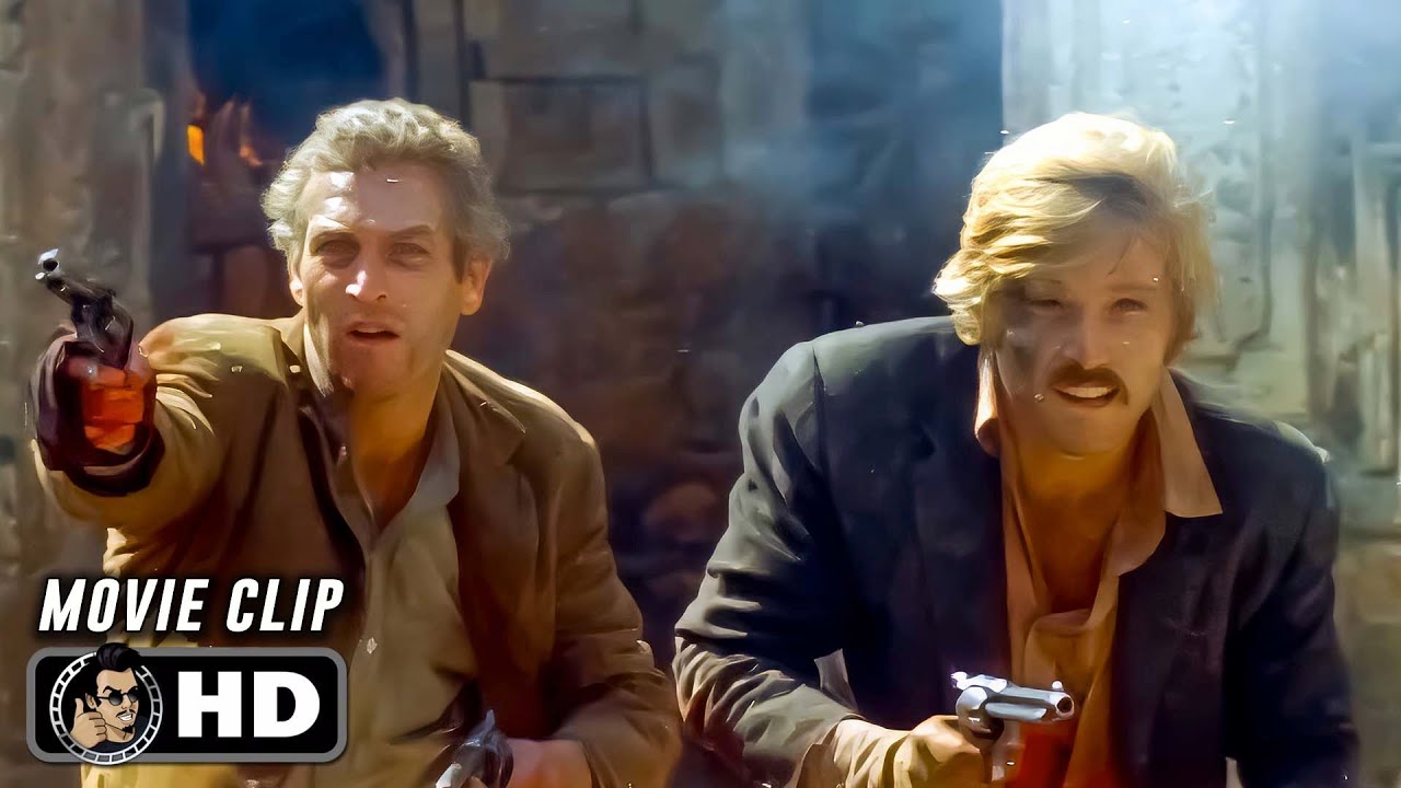 Last Stand Scene | BUTCH CASSIDY AND THE SUNDANCE KID (1969) Movie CLIP HD