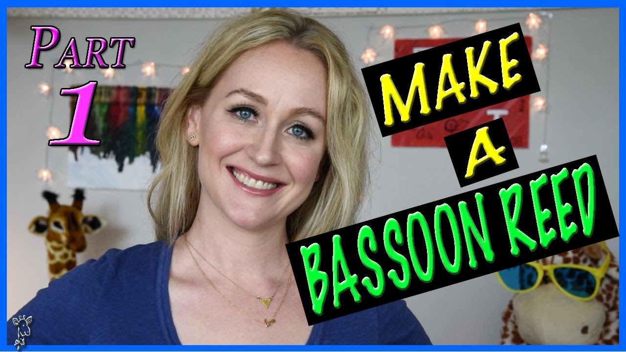 MAKE A BASSOON REED PART 1: Hand Gouging, Fold Over and Beveling