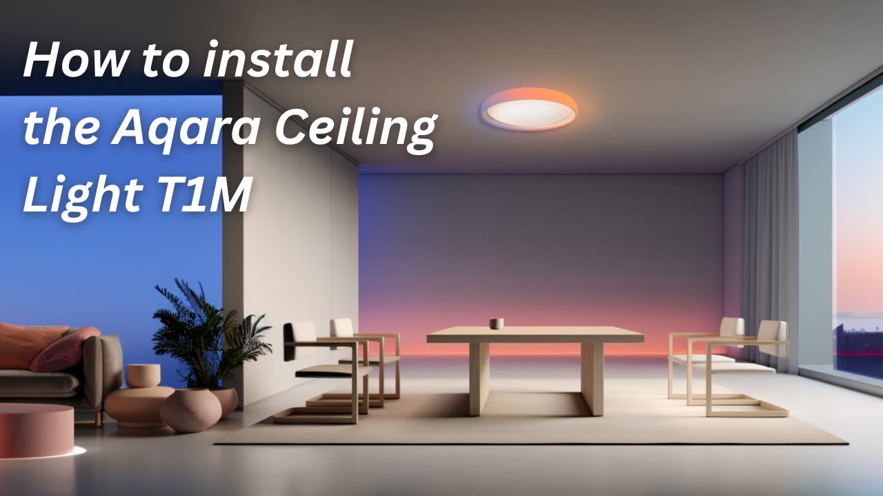 How to Install the Aqara Ceiling Light T1M