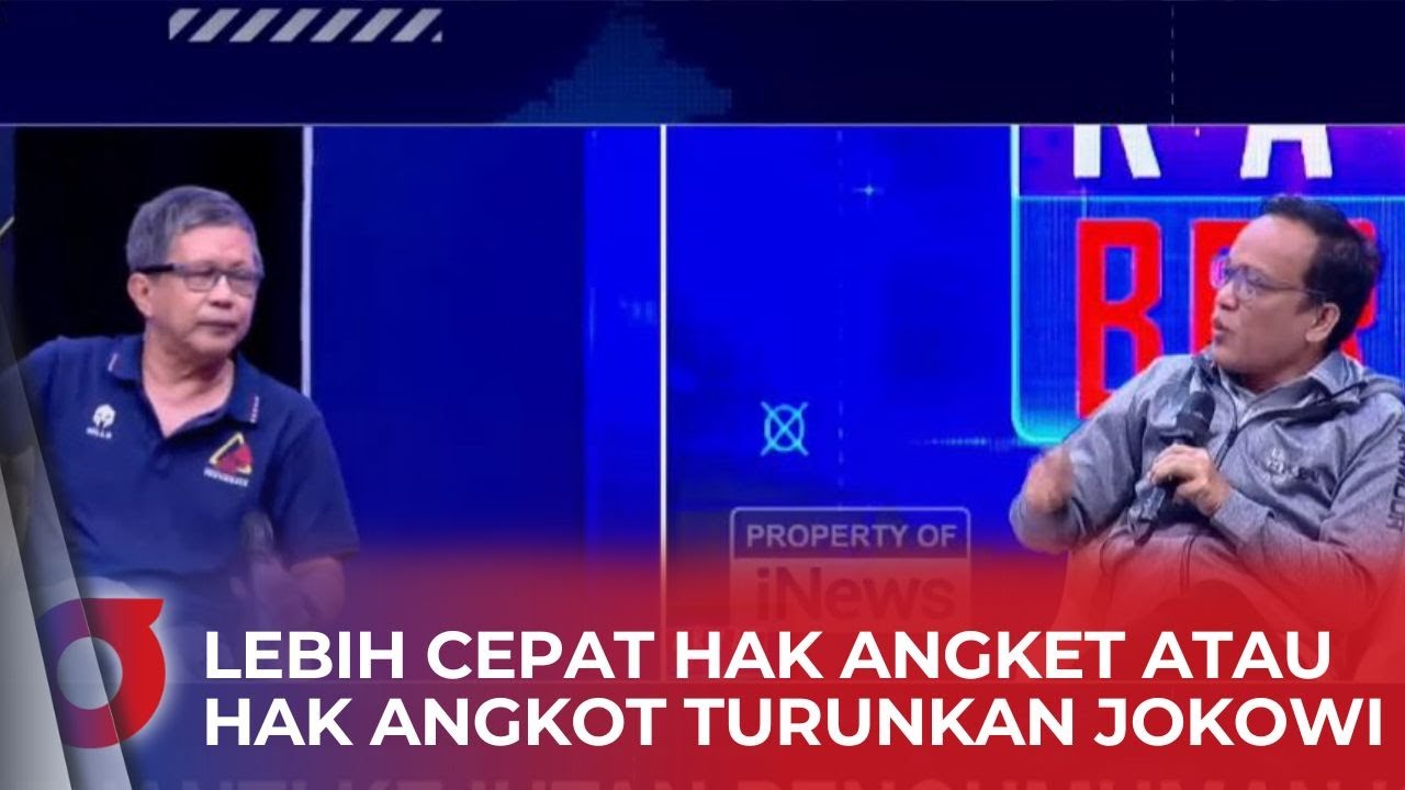 Debat Logika Rocky Gerung Vs Immanuel Ebenezer Soal Semua Polisi Adalah Maling