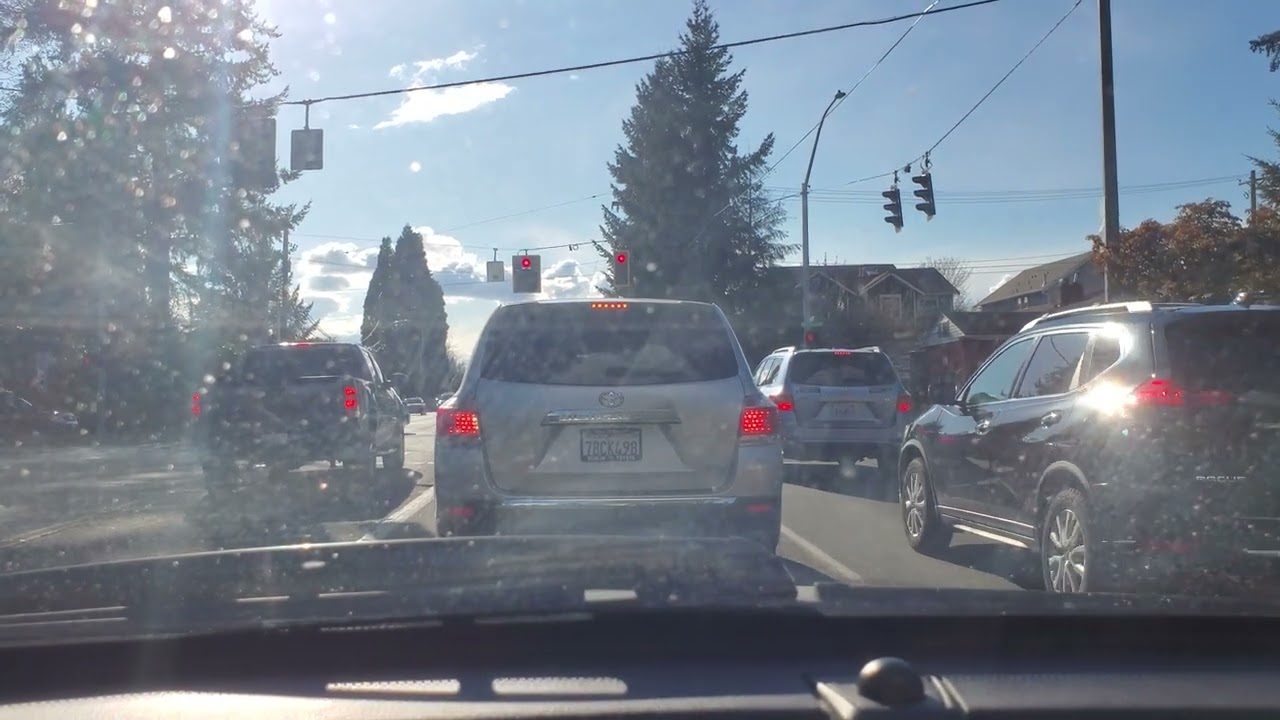 Driving from Costco to University Place, Washington State