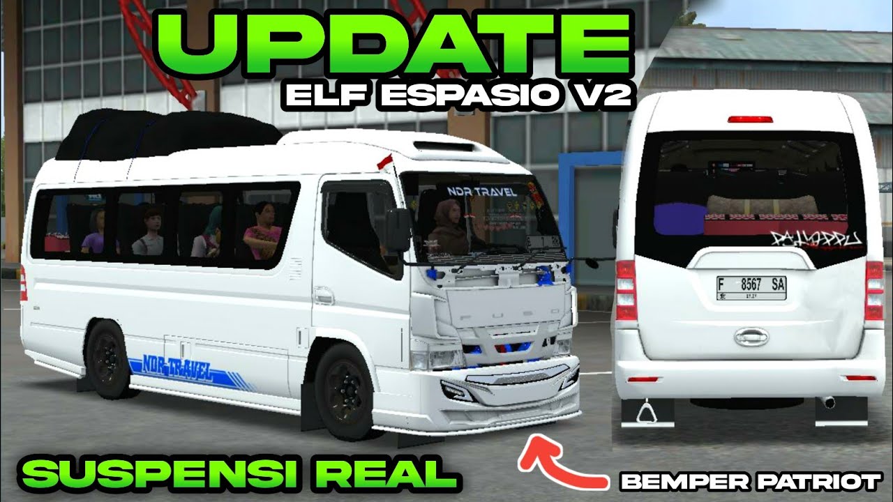 REVIEW DAN SHARE MOD BUSSID $ALE ELF ESPASIO $ SERIES V2