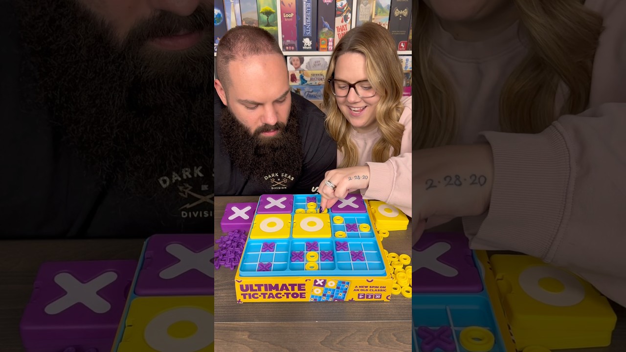Ультимативные крестики-нолики, идеальная игра для двоих!! #настольныеигры #Ультимативныекрестики-...