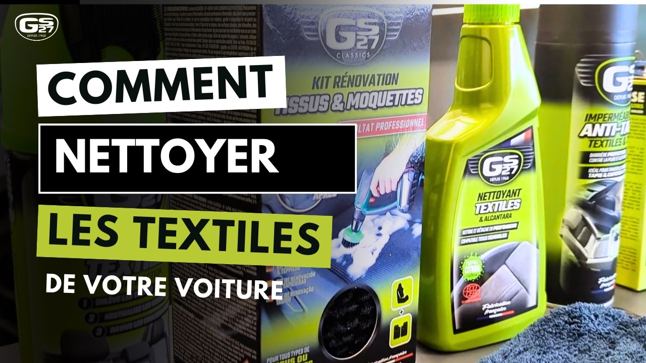 Comment nettoyer les textiles et tissus de sa voiture ?