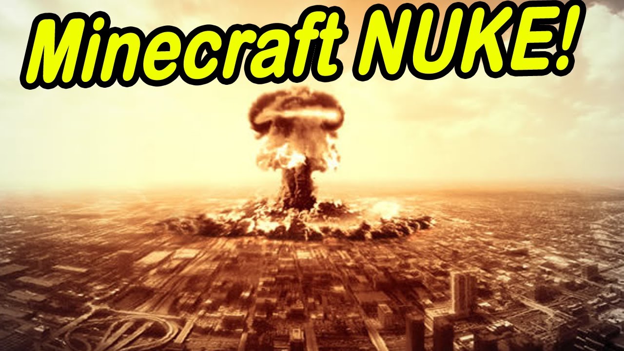 Minecraft | CITY NUKED! | MASSIVE NUKE ON CITY!