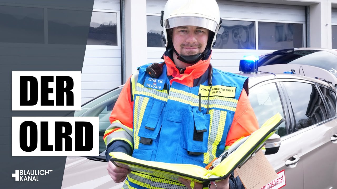 EINSATZLEITZUNG RETTUNGSDIENST OLRD mit Privatblaulicht!
