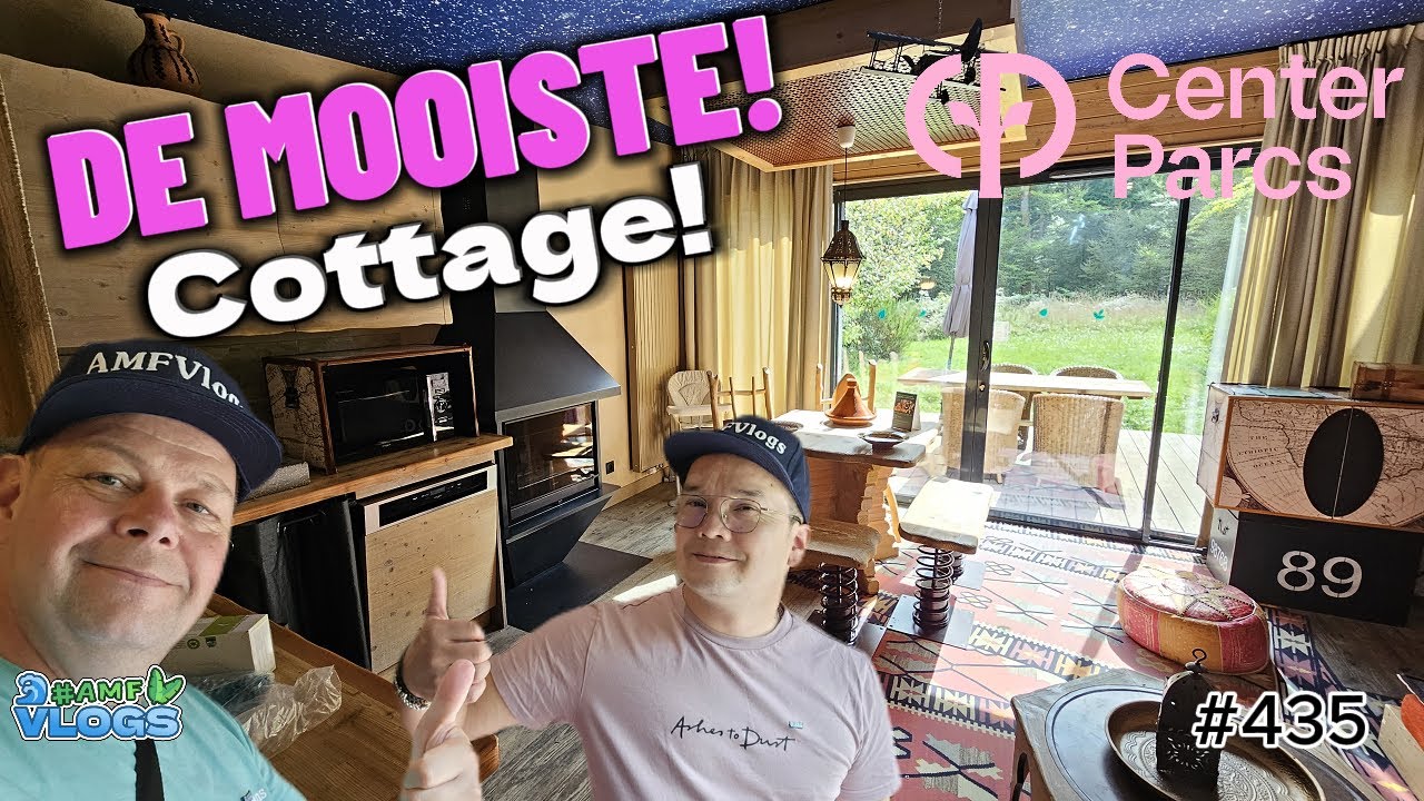 EEN BIJZONDER MOOI THEMA HUISJE! | Center Parcs Les Trois Forets | #centerparcs #adventure #cottage