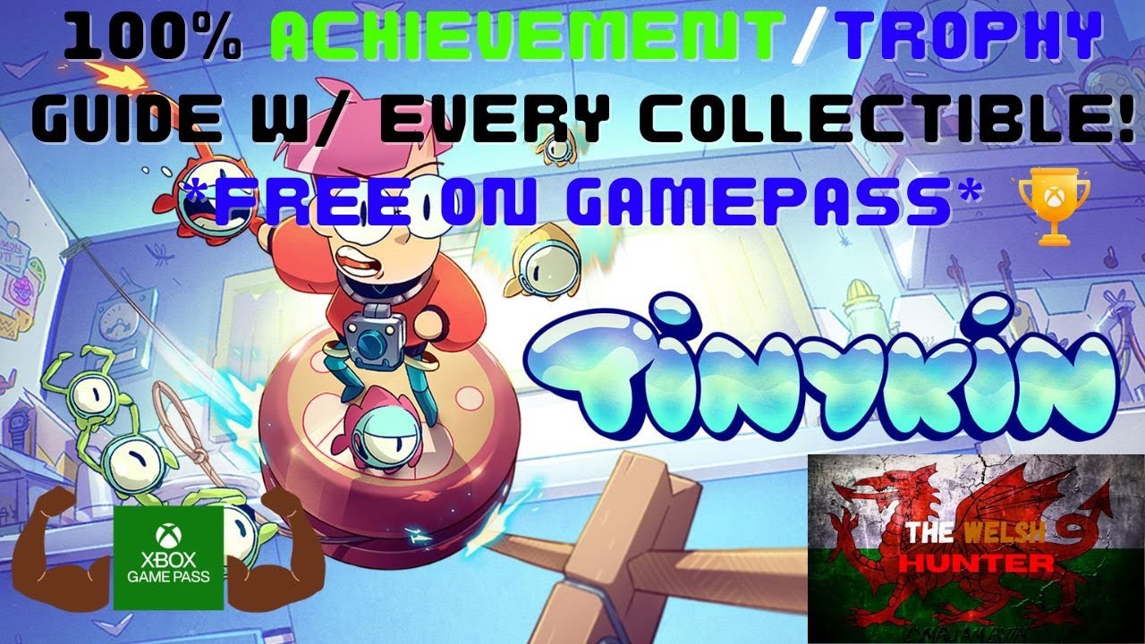 Tinykin - 100% Achievement/Trophy Guide & Full Walkthrough! W/ ALL Collectibles! *FREE On Gamepass*