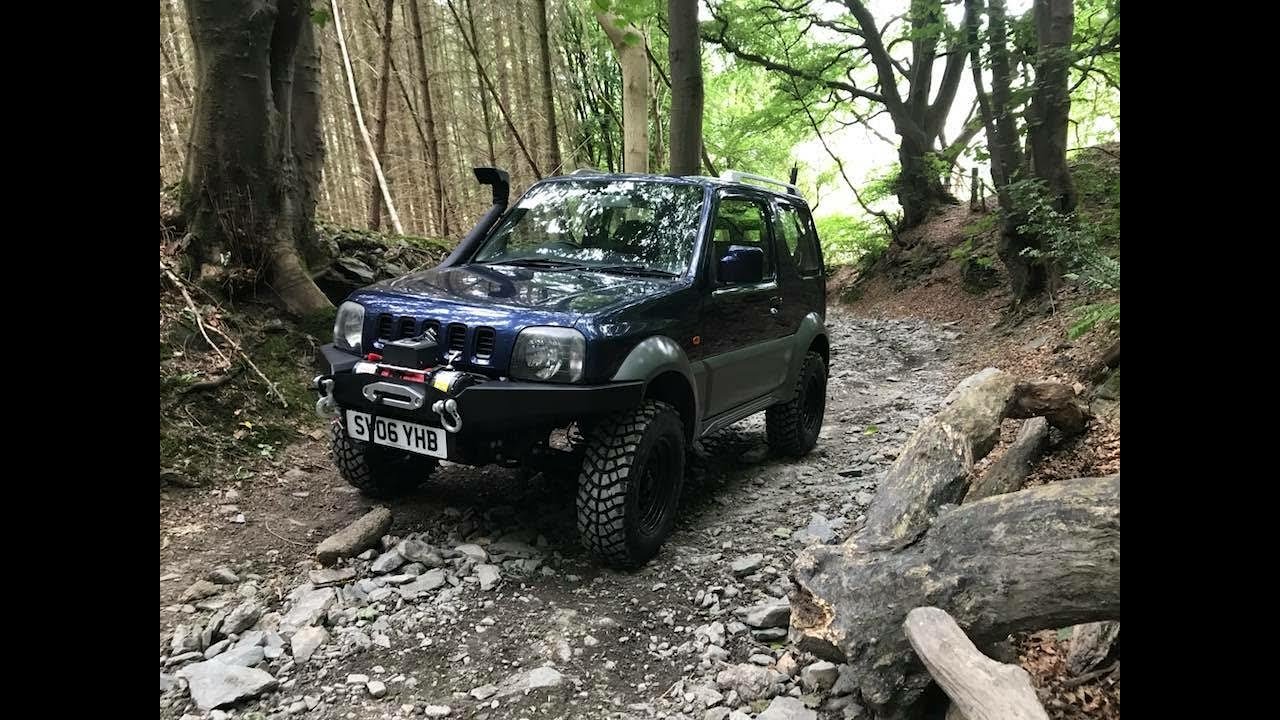 Allt Y Baddi, Suzuki Jimny, Green Lane Llangollen North Wales
