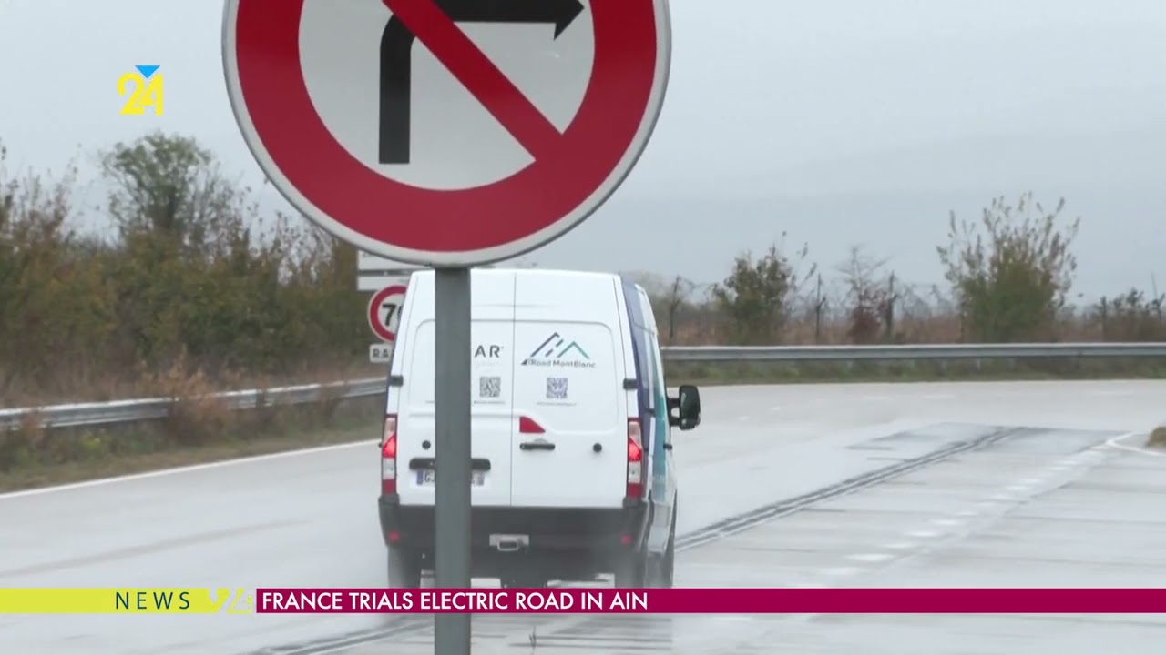 France Trials Electric Road In Ain