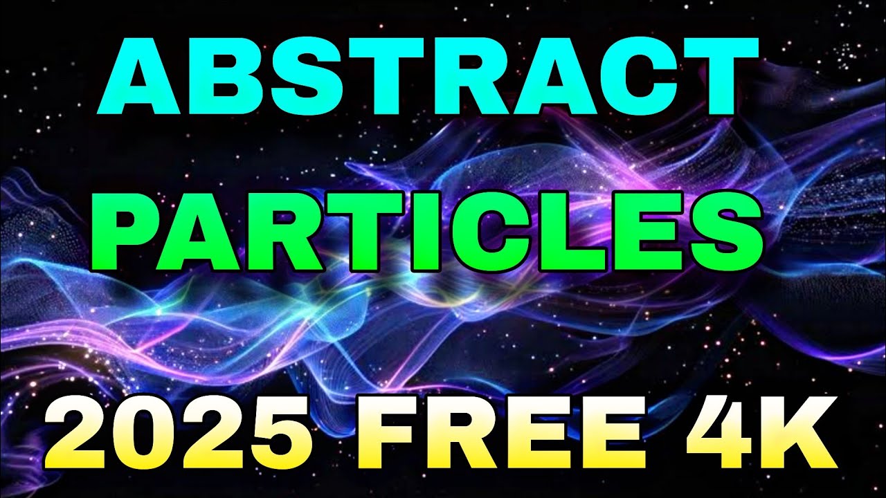 Royalty free Abstract Particles background video 2025 | no copyright 4k animation free zcs