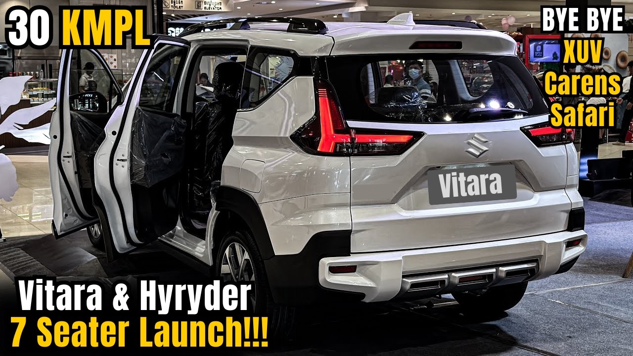 मारुती और टोयोटा की वजह से Carens XUV और Safari फंस गयी | New Grand Vitara & Hyryder 7 Seater Launch