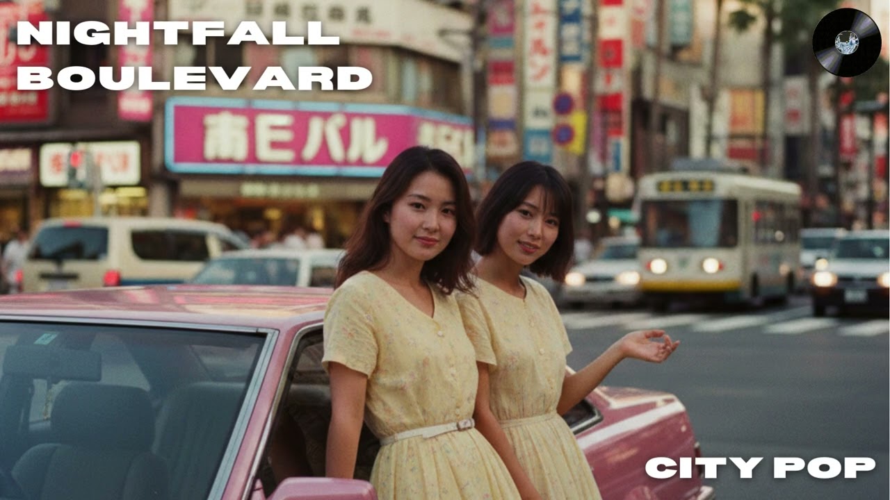 Nightfall Boulevard 🌃 | Japanese City Pop 夜ドライブ & Relax Study Music