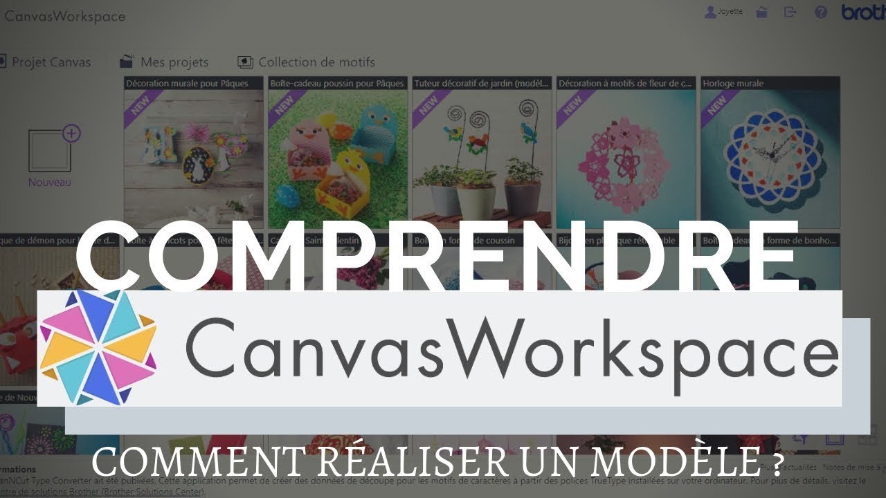 {Scan N Cut} Comment faire un modèle ?