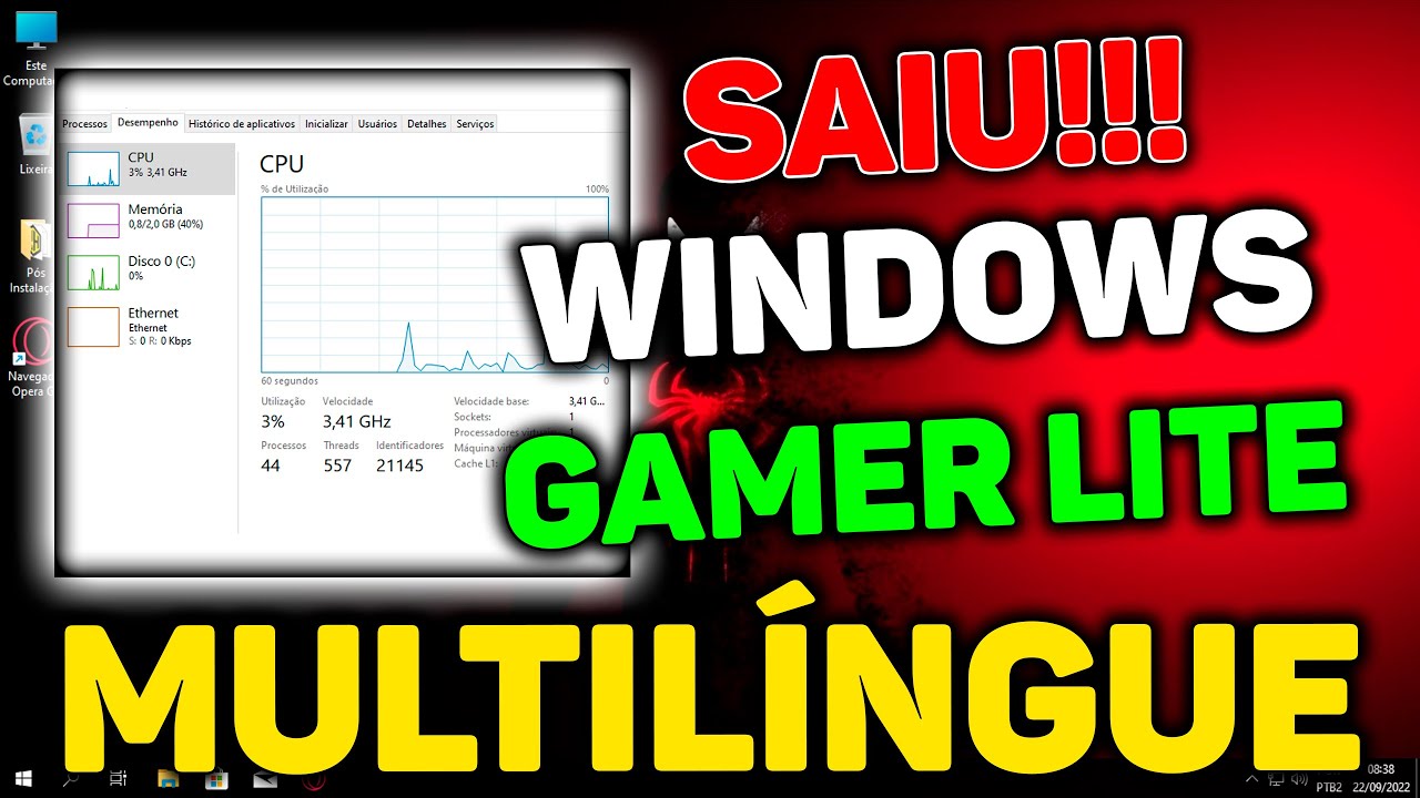 Saiu!!! Windows 10 - 19H2 Game Lite x64 Bits Multil&iacute;ngue