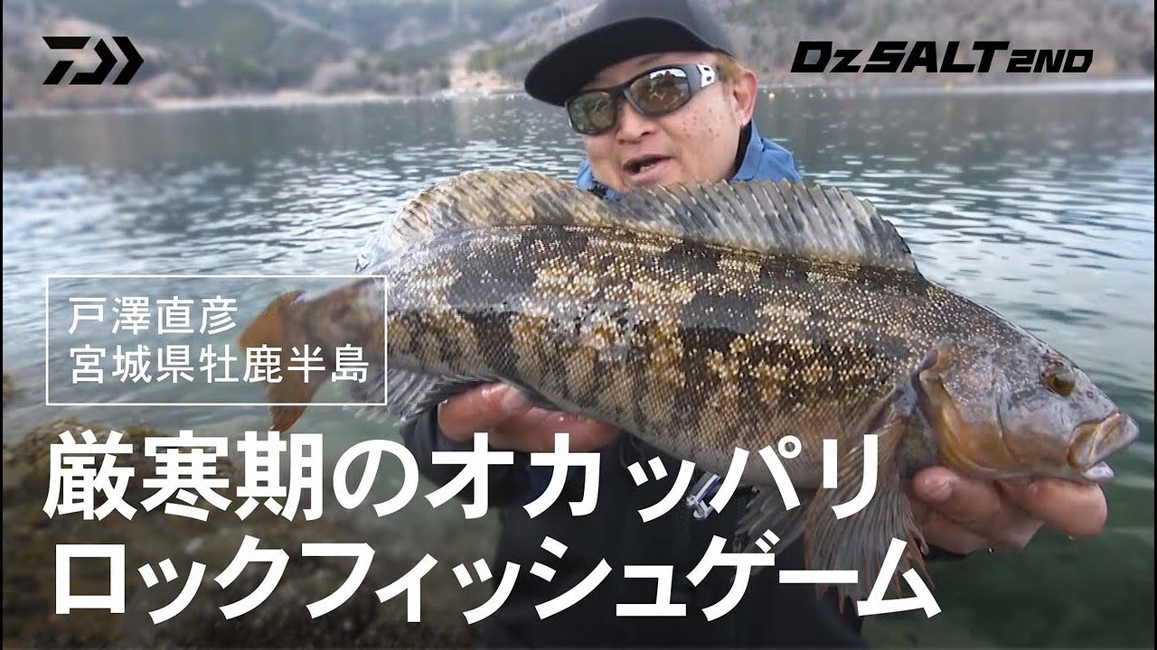 【ロックフィッシュ】厳寒期のオカッパリ ロックフィッシュゲーム