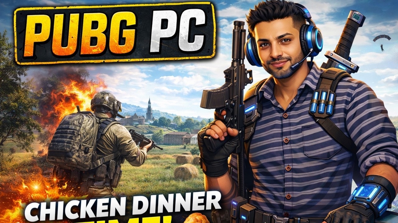 PUBG PC LIVE – INSANE Chicken Dinner Action! 🔥🔥