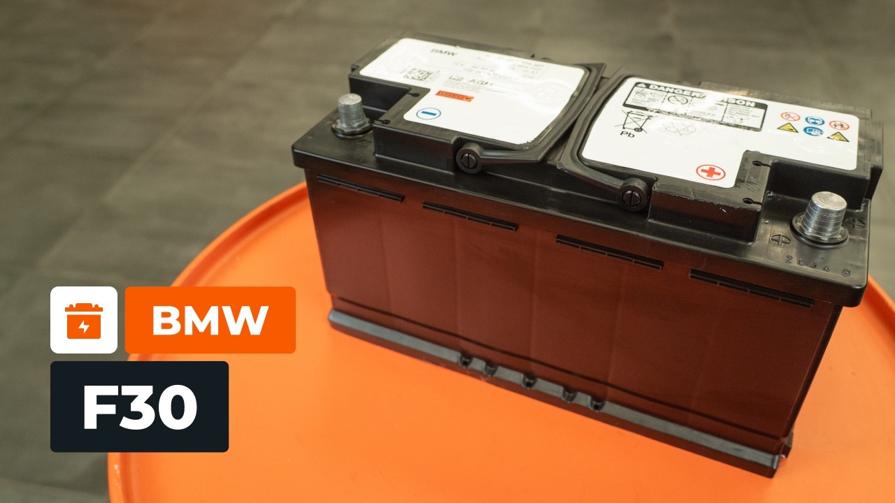 Cum se &icirc;nlocuiește bateria auto la BMW F30 [TUTORIAL AUTODOC]