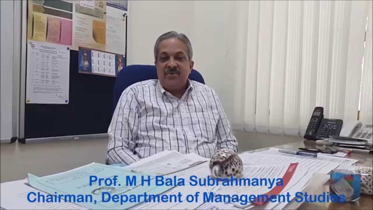 Department of Management Studies, Indian Institute of Science