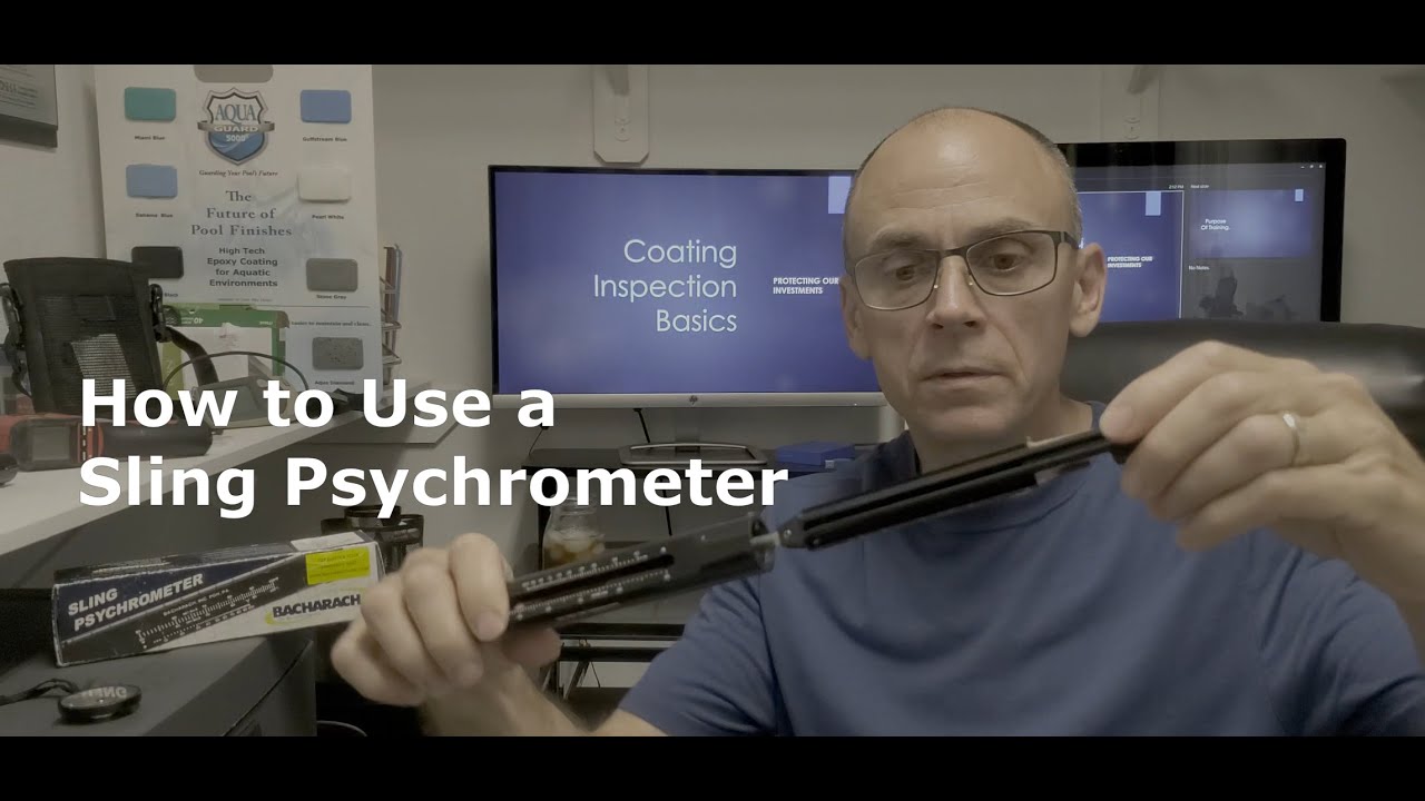 Sling Psychrometer - Relative Humidity and Dew Point