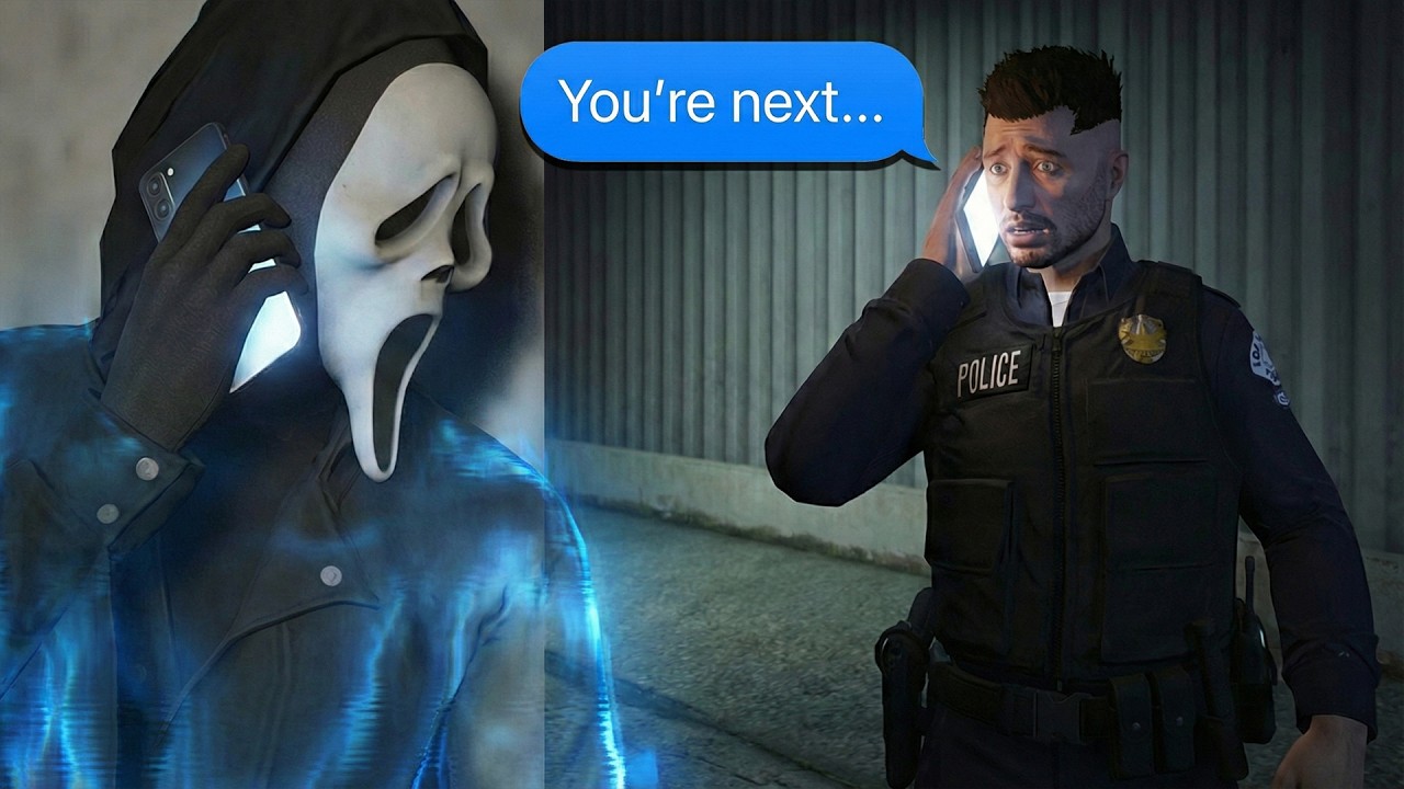 I Survived as Invisible Ghostface in GTA 5 RP