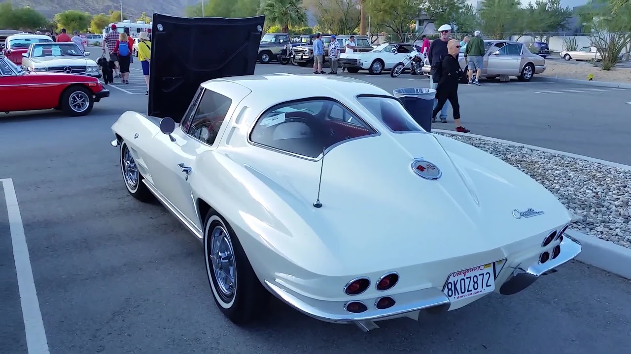 1963 Chevrolet Corvette Split Window Restored White Red 63 Chevy Vette Coupe SOLD at Auction $84,000