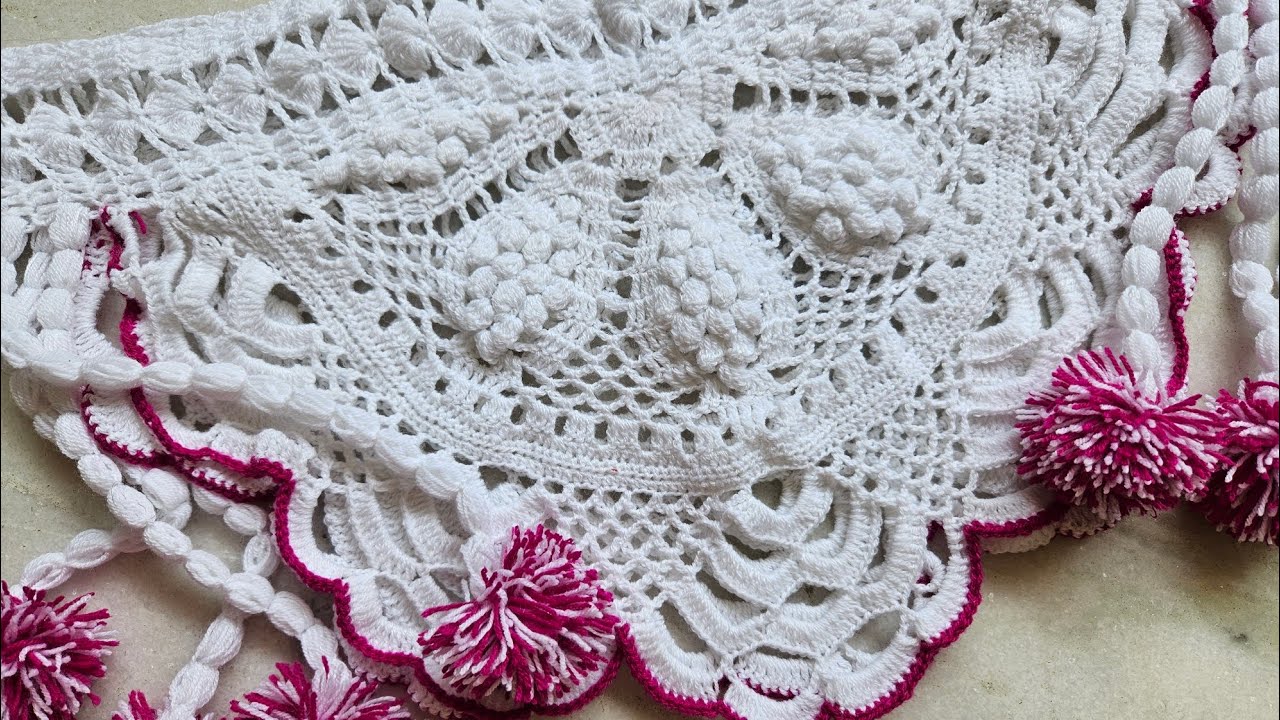 Crochet door hanging toran/तोरण की नई डिज़ाइन