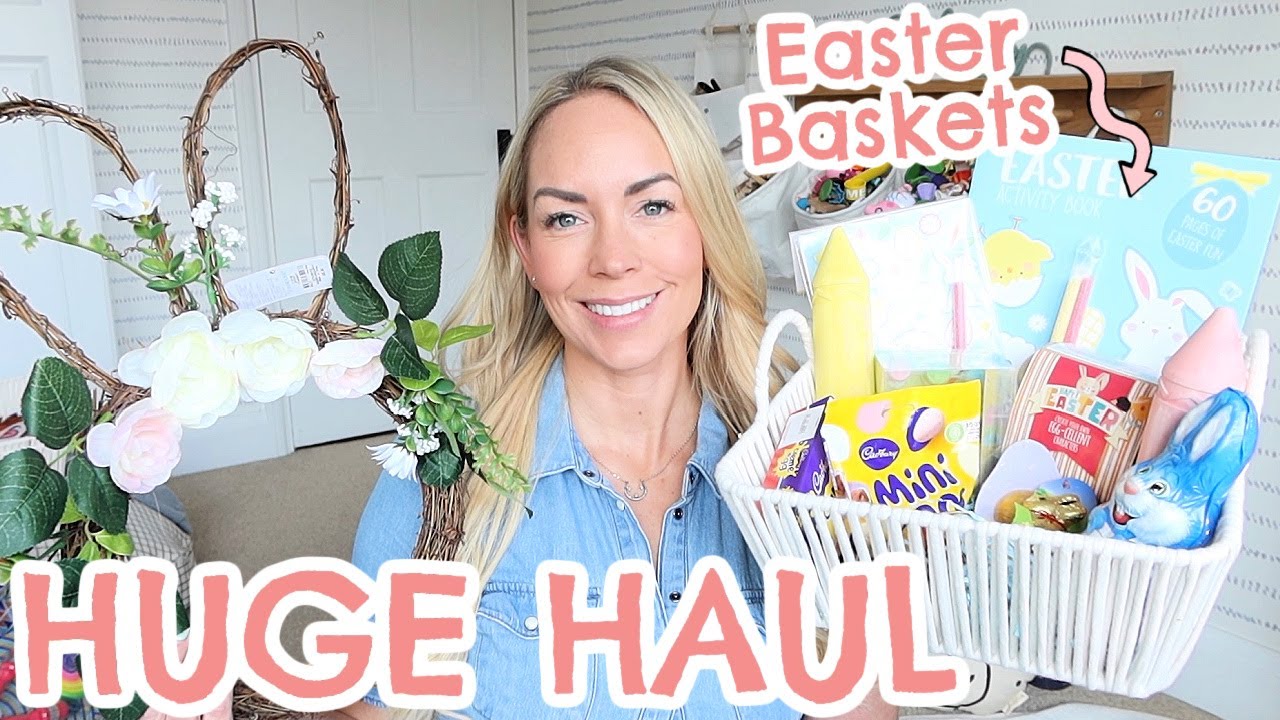 HUGE HOME + EASTER HAUL! Primark | Poundland | Homesense | H&M | What's in my kids Easter Baskets!