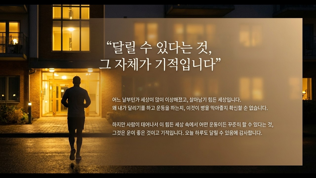 4km 회복 조깅 야외 달리기 + 잡설 [2026-02-24 화요일 밤]