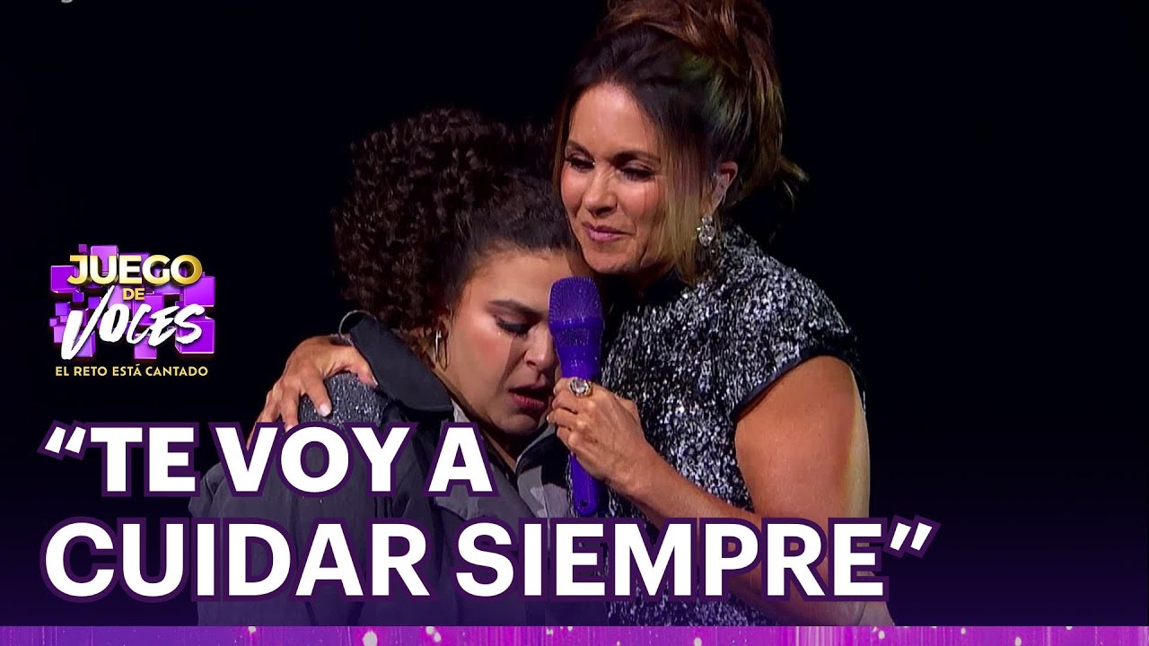 Lucero y Lucerito lloran al protagonizar el momento más amoroso de madre e hija | Juego de Voces
