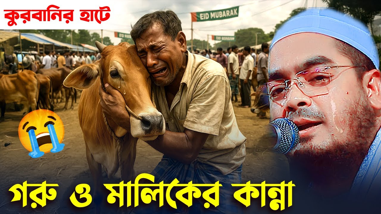 কুরবানীর নতুন ওয়াজ ২০২৫, গরু ও মালিকের কান্না। hafizur rahman siddiki, হাফিজুর রহমান সিদ্দিকী
