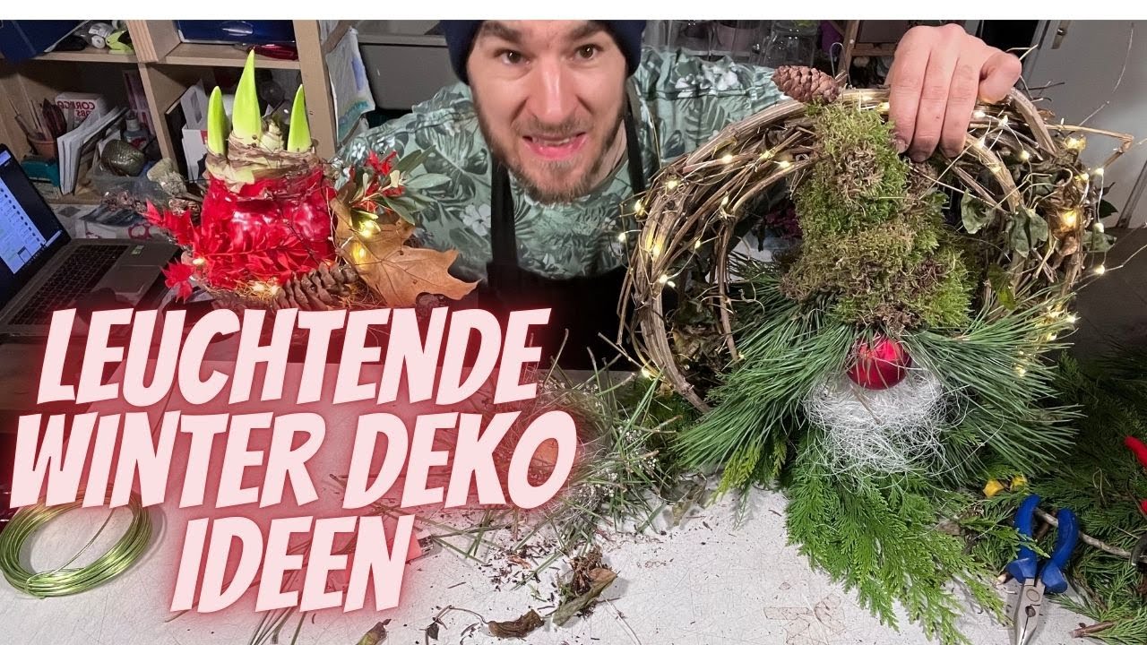 Leuchtende Winter Deko Ideen zum selber machen