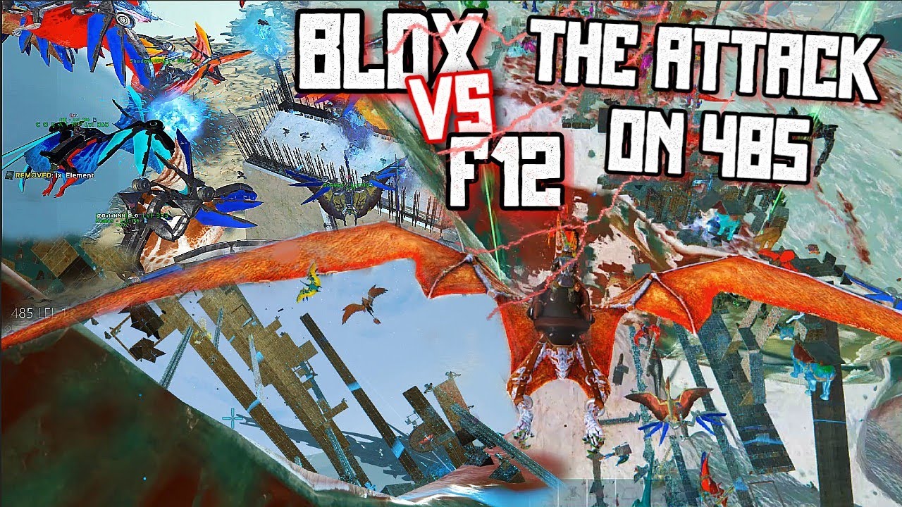 When Megatribes Go To War | BLDX VS F12 | Ark Official PvP|