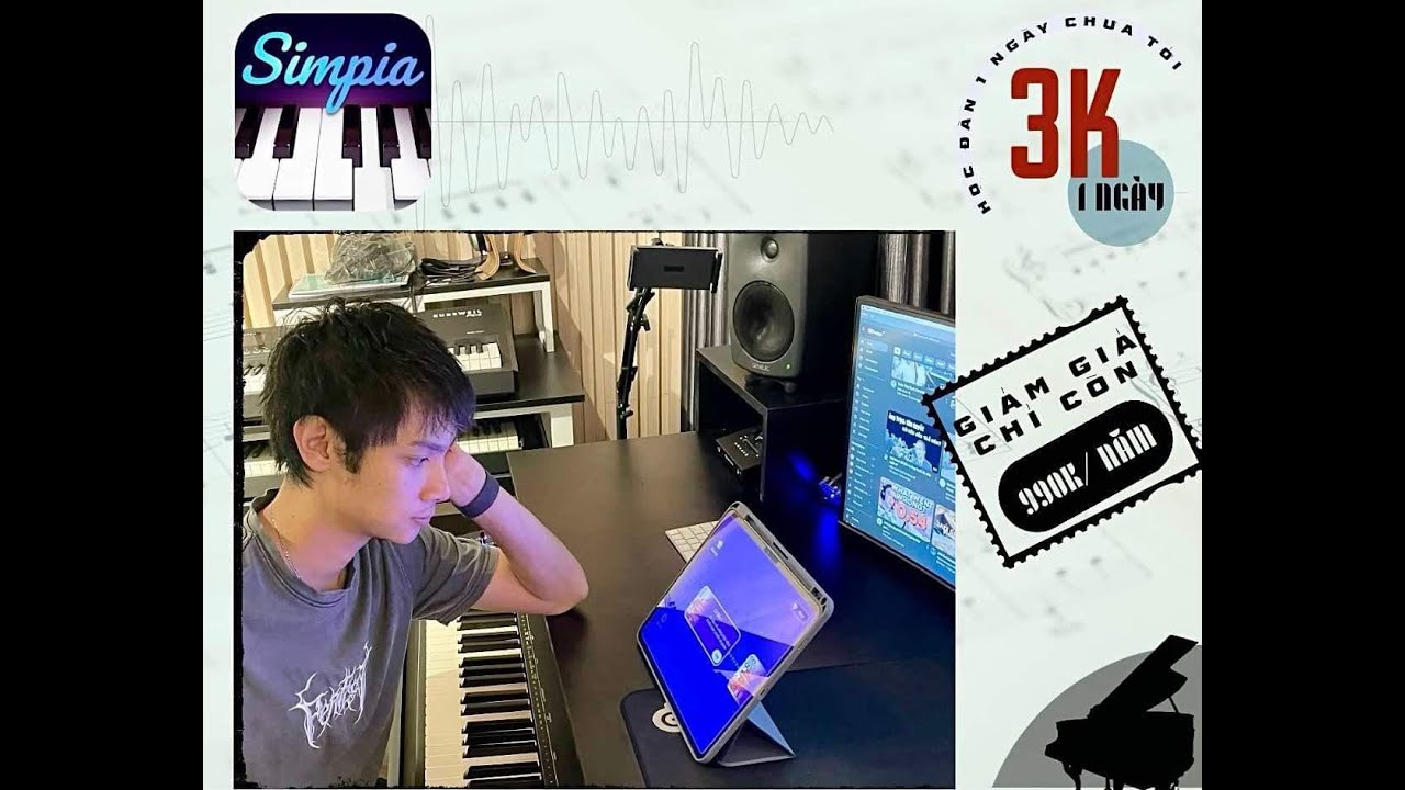 Cùng Cà Pháo Review App Học Đàn Simpia