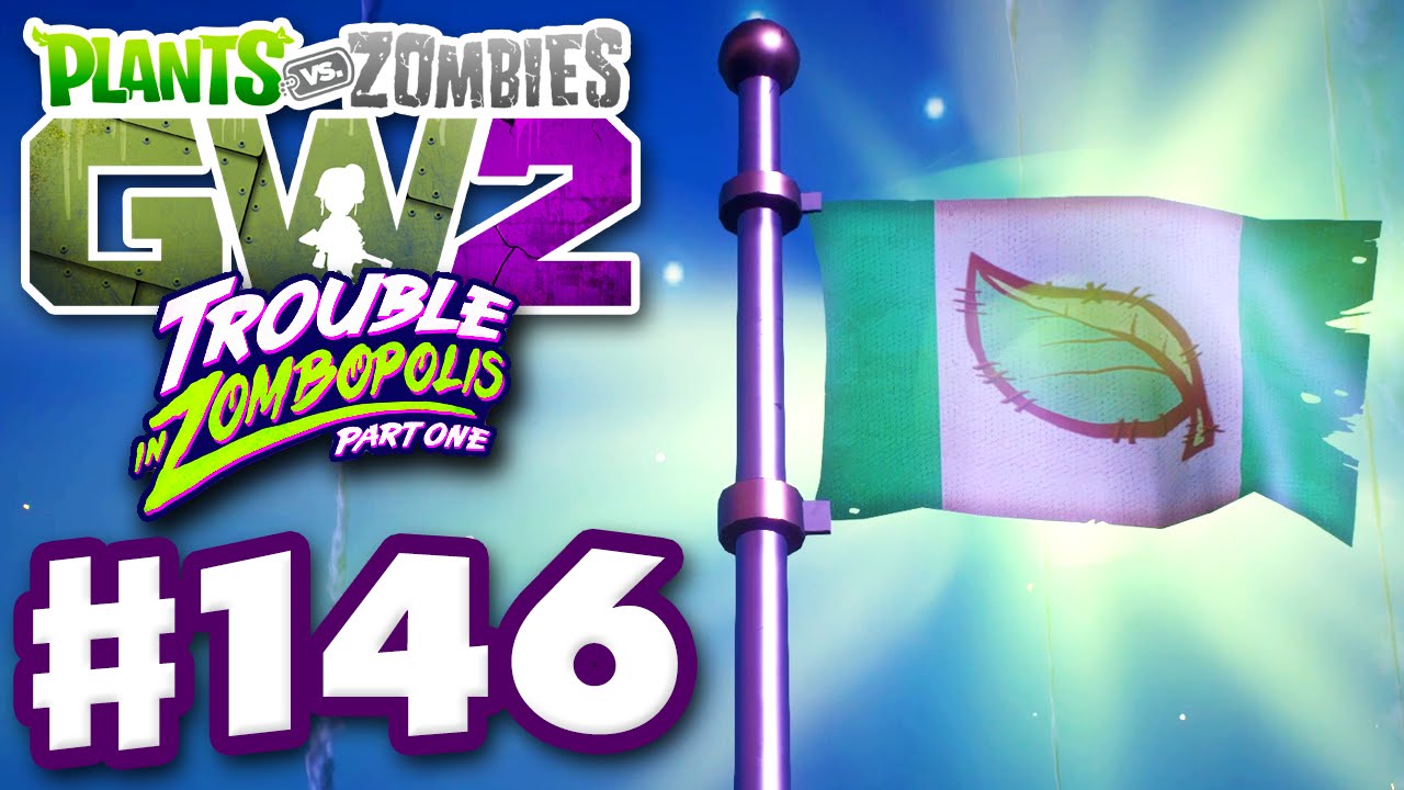 Plants vs. Zombies: Garden Warfare 2 - Gameplay Part 146 - 4 Player Flag of Power! (PC)