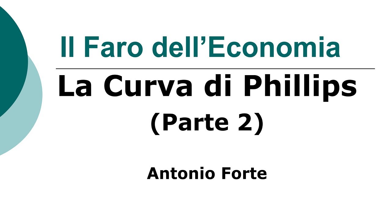 Lezione: La Curva di Phillips, dalla curva originaria a quella modificata