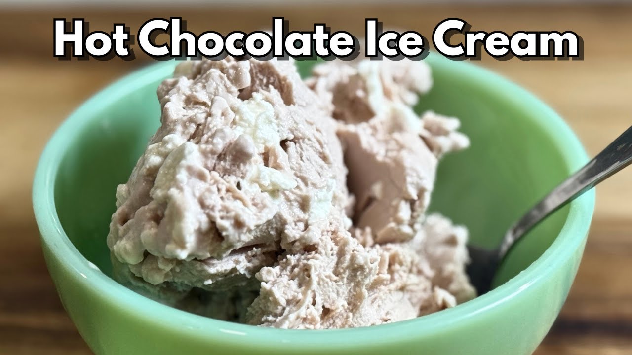 Hot Chocolate Ice Cream (No-Churn!) | Creamy Cocoa Ice Cream with Marshmallows