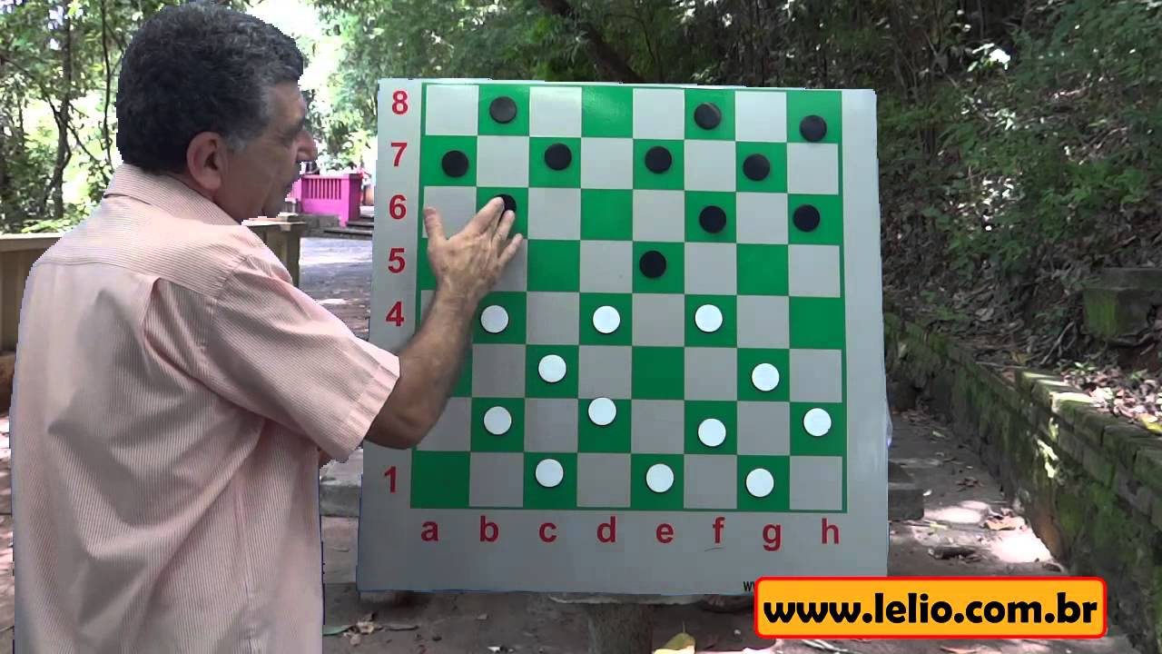 No jogo de damas a Holandesa não presta