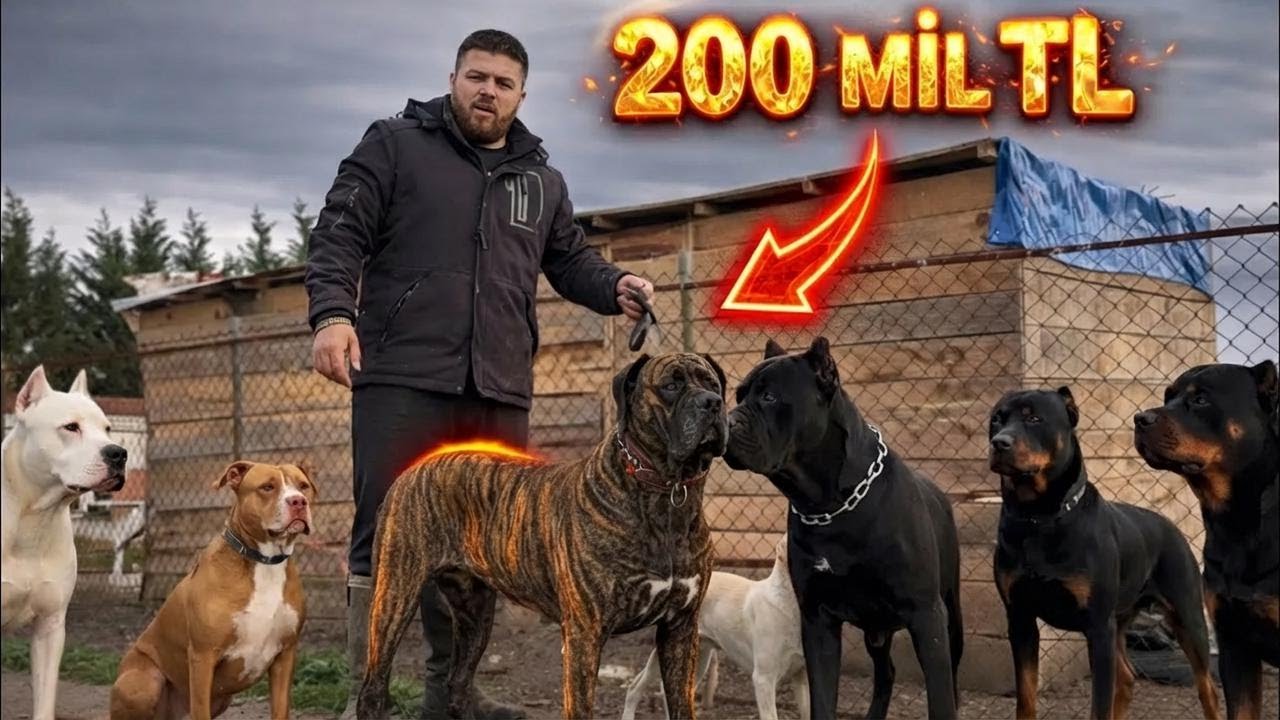 ¡El Cane Corso que parece tigre y vale 200,000 TL: una leyenda de perro!