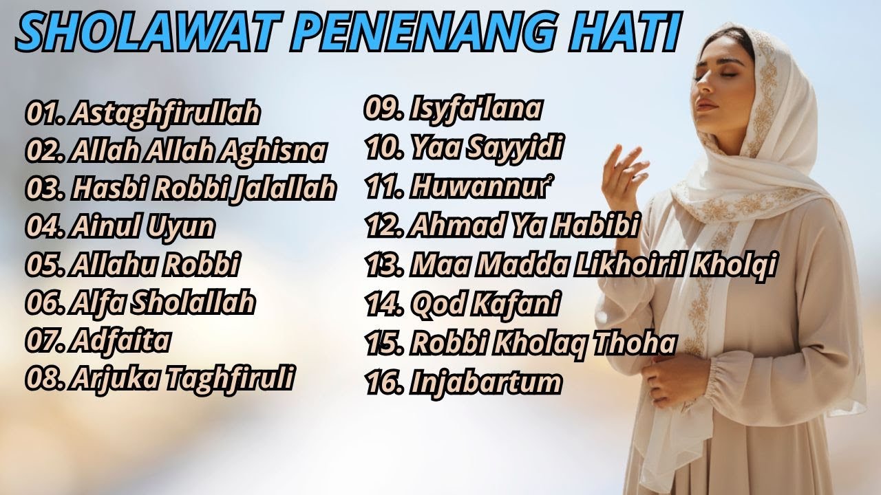 SHOLAWAT JIBRIL PEMBUKA PINTU REZEKI 🌿 Allah Allah Aghisna 🌿 SHOLAWAT NABI MERDU TERBARU 🙏🙏🙏🙏🙏