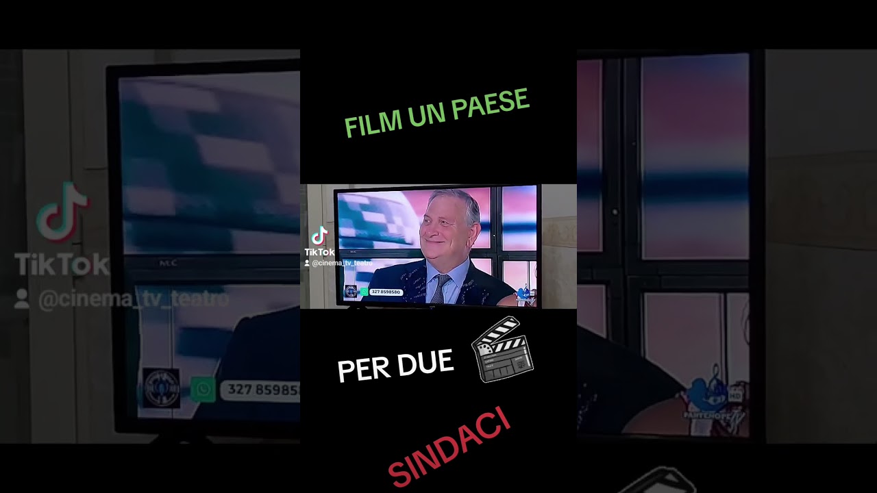 ATTORE CIRO COCOZZA FILM UN PAESE PER DUE SINDACI PALERMO NAPOLI
