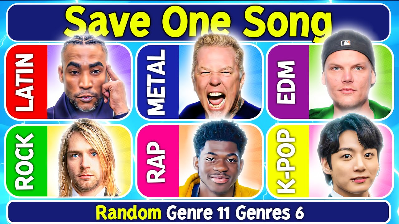 Save One Song 🔥 | 11 Random Genres, 6 songs 😉🎵