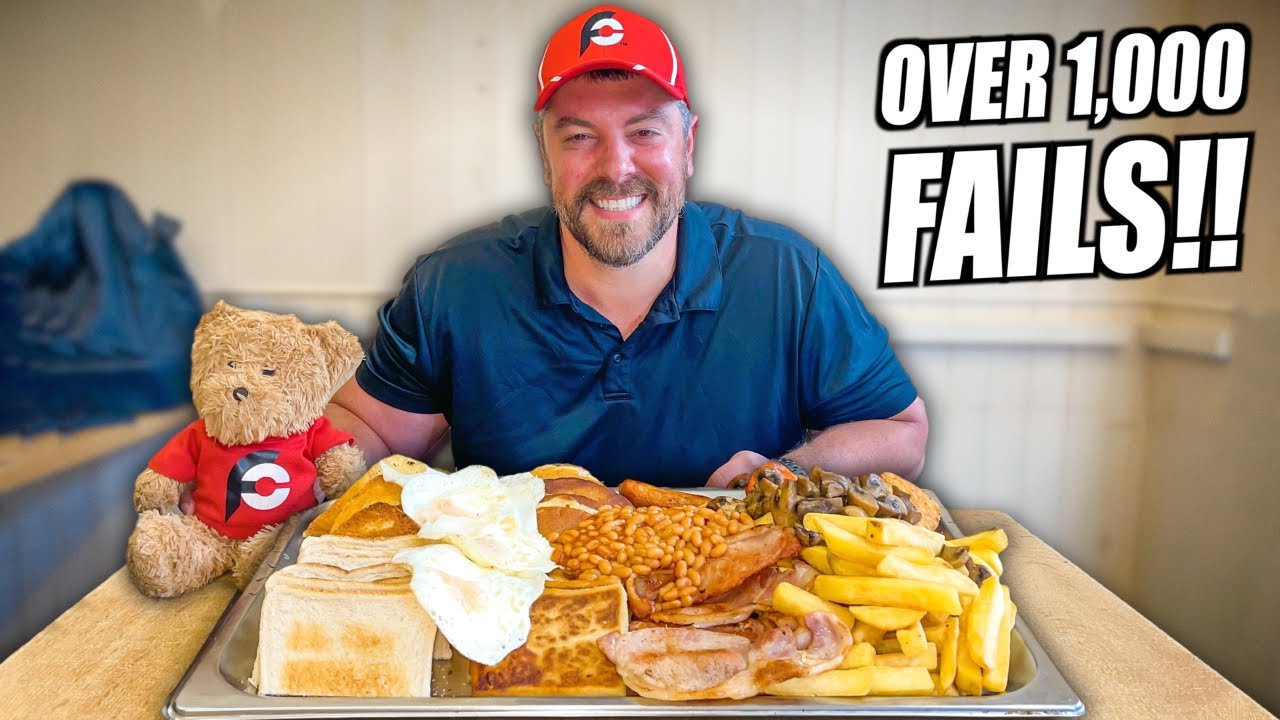 Over 1,000 People Have Failed!! 6lb XXL Goliath Irish Ulster Fry Breakfast Challenge in Belfast!!