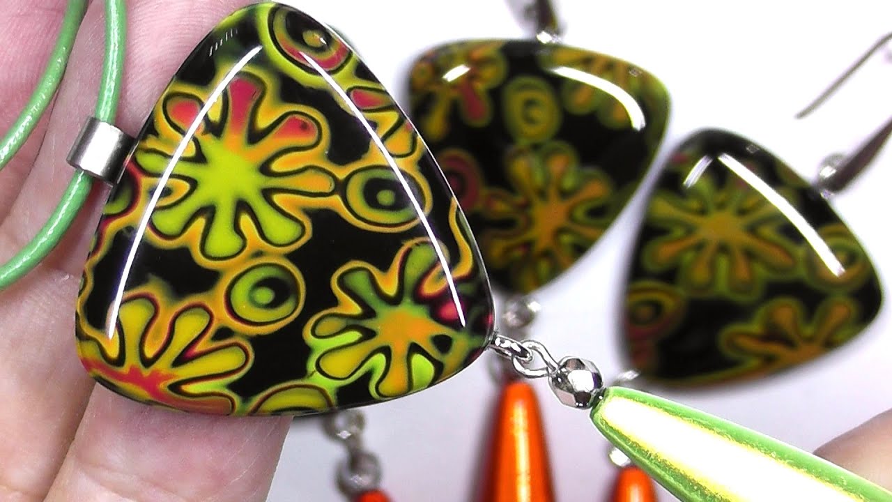 Wonderful Jewelry Sets With Simple Mokume Gane Technique