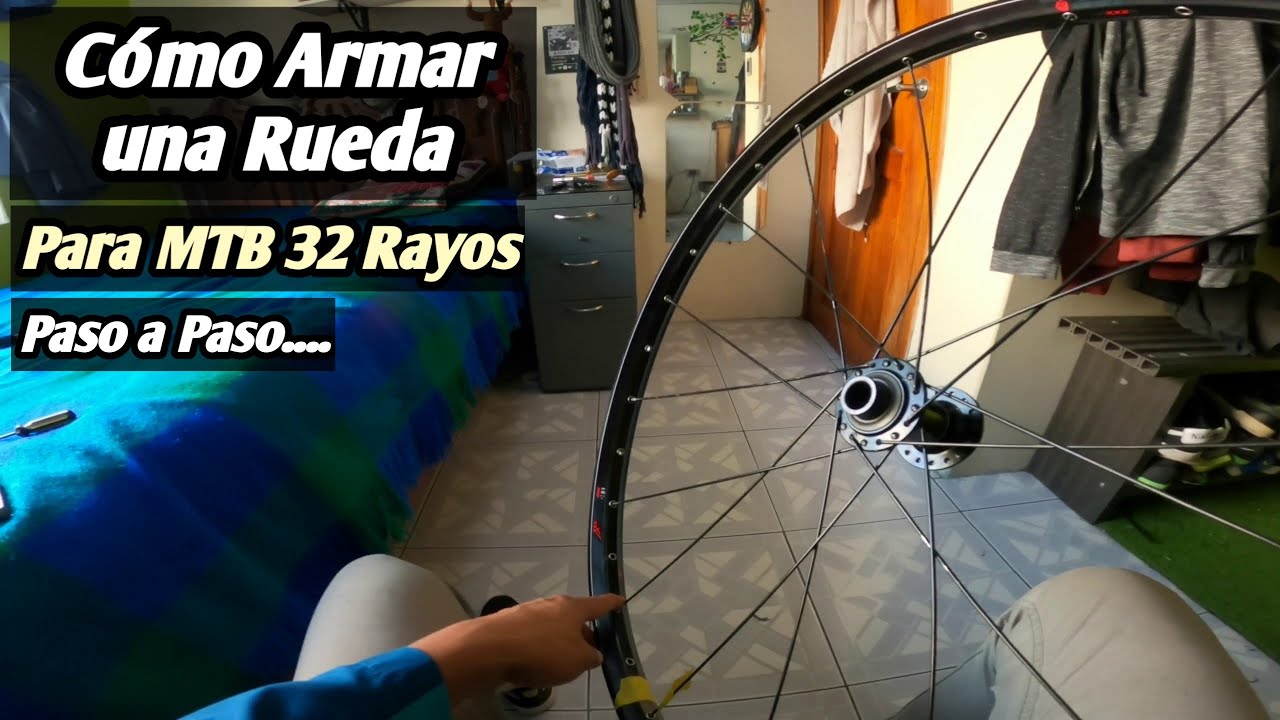 Cómo Armar Una Llanta de Bicicleta de 32 Rayos🛠️🛞 | Tutorial Paso a Paso