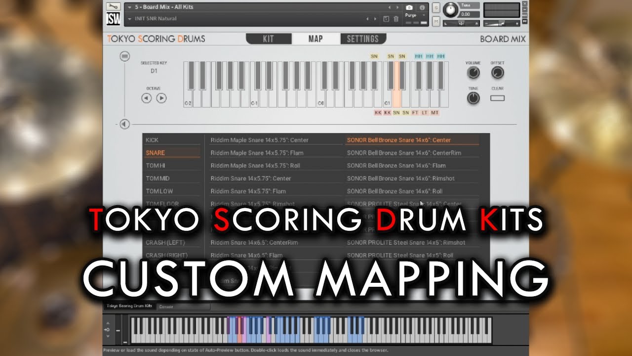 Custom and Advanced Mapping with Tokyo Scoring Drum Kits