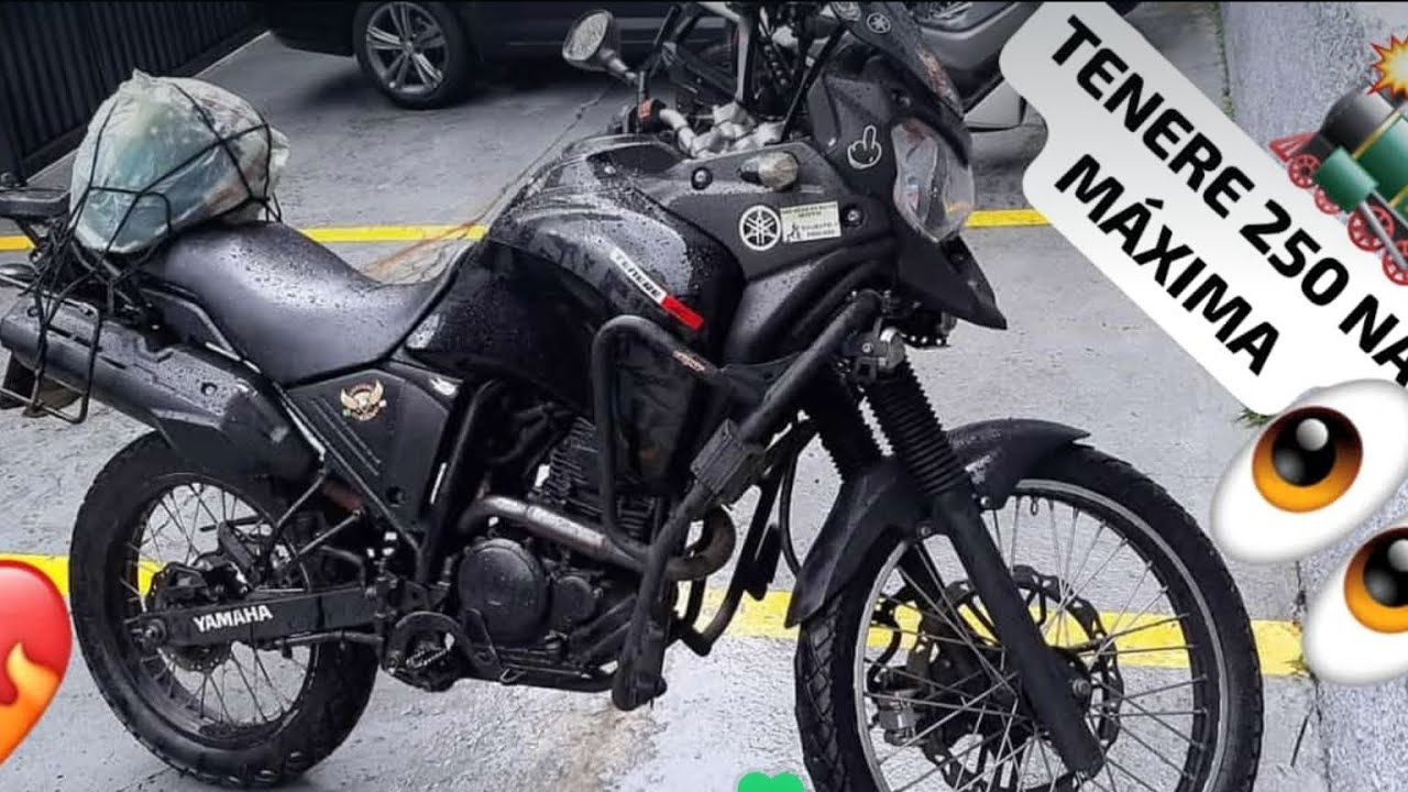 ACELERANDO FORTE A TENERE 250 NA NOSSA 