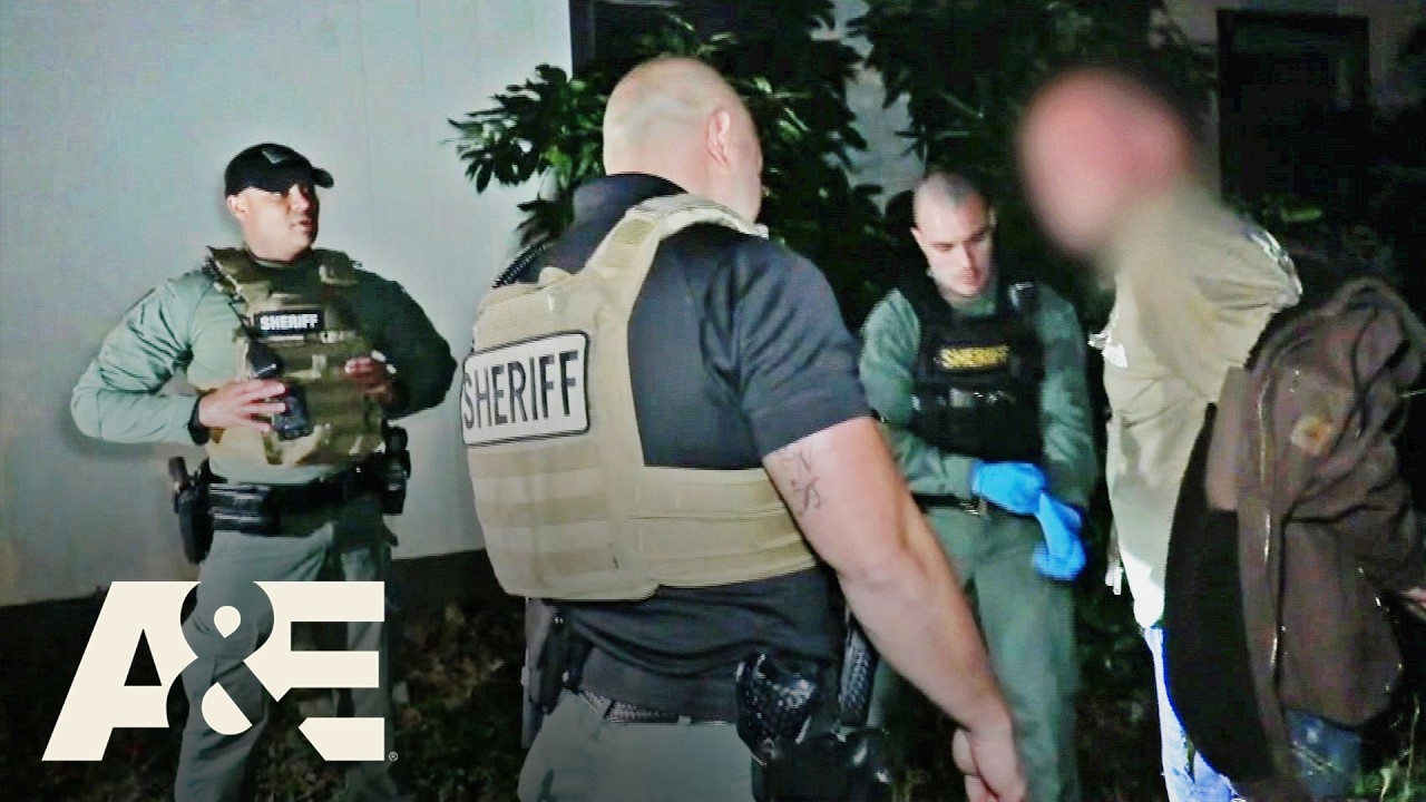 Live PD Greatest Shifts &mdash; Foot Pursuit in the Dark Ends with Individual Found in the Bushes | A&E