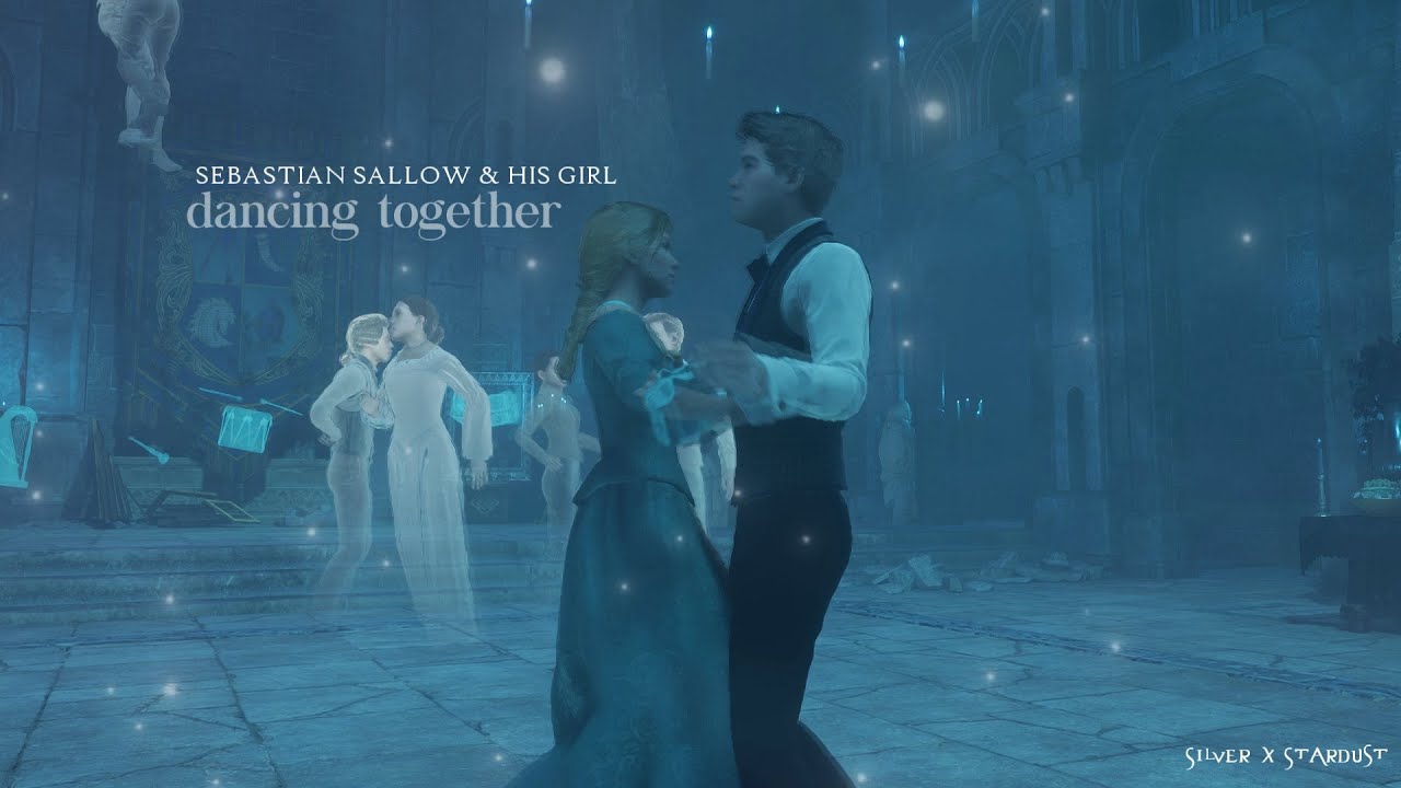 Sebastian Sallow dancing with MC | stuck to your side ♡